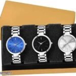 steel belt watches 3x combo