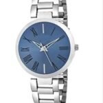 Round Dial Stainless Steel Bracelet Chain Analogue Watch for Women and Girls