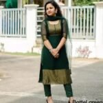 georgette fabric kurti set