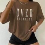 Stylish Printed Oversized Women's T-shirt