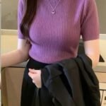 Women Rib Top with Short Sleeve for Office Wear, Casual Wear, Daily Wear Top for Women/Girls very smooth & very very special top