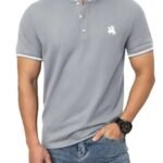KEESOR MEN'S CHINESE POLO T-SHIRT| MEN'S REGULAR FIT POLOS|MEN T-SHIRT