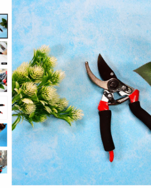21Cm Red GARDEN SHEARS SHARP CUTTER PRUNERS SCISSOR, PRUNER.
