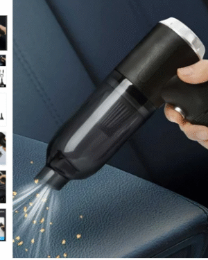 3 in 1 Mini Car Vacuum – Wireless, Rechargeable, Blower & Dust Cleaner for Car, Home & Keyboard